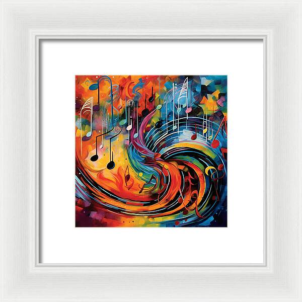 Prismatic Notes - Framed Print
