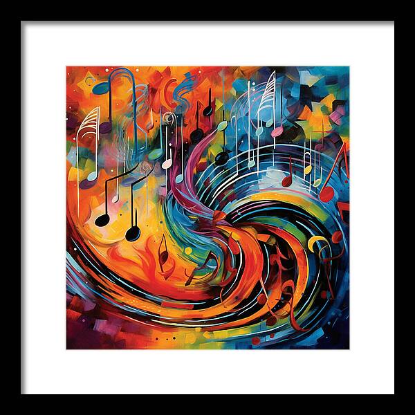 Prismatic Notes - Framed Print