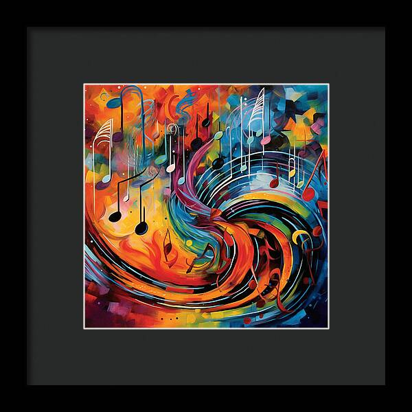 Prismatic Notes - Framed Print