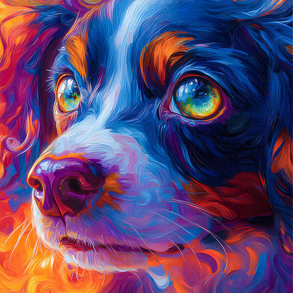 Prismatic Pup - Art Print
