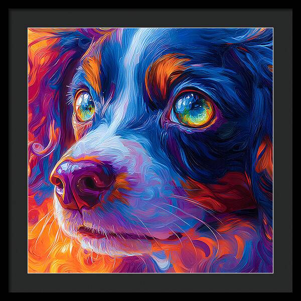 Prismatic Pup - Framed Print