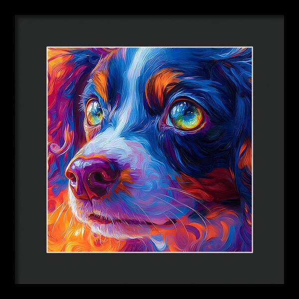 Prismatic Pup - Framed Print