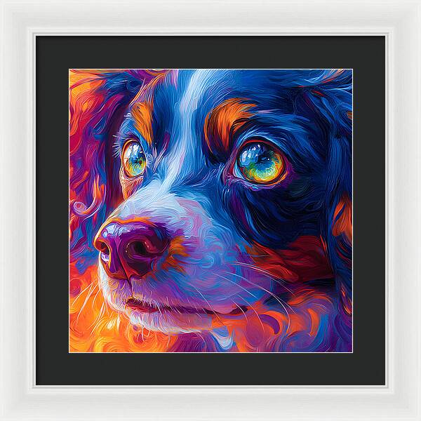 Prismatic Pup - Framed Print