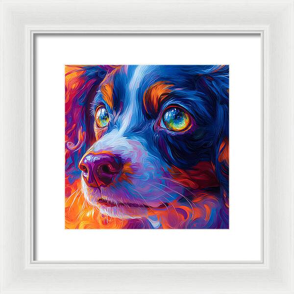 Prismatic Pup - Framed Print