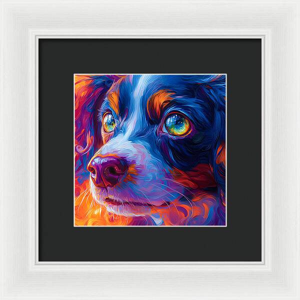 Prismatic Pup - Framed Print