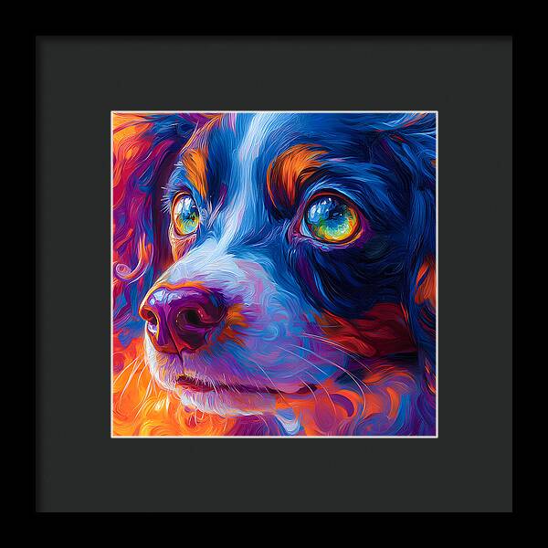 Prismatic Pup - Framed Print