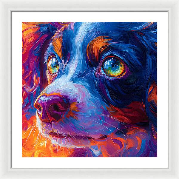 Prismatic Pup - Framed Print