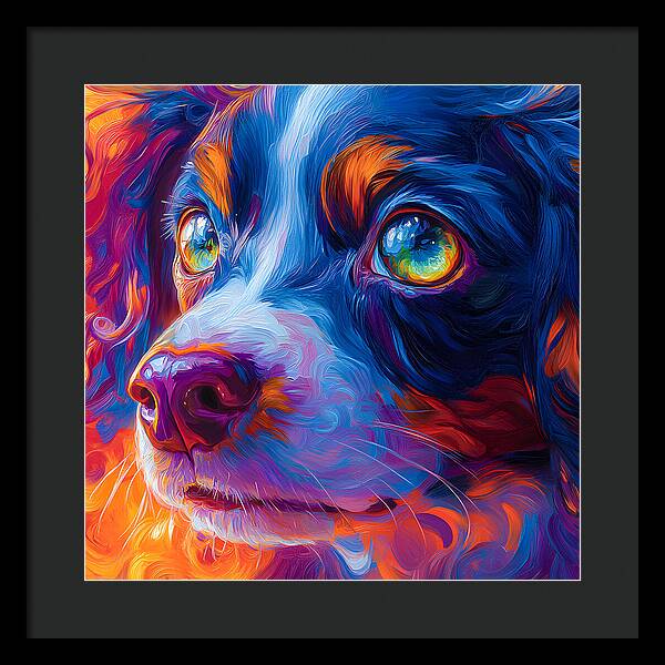 Prismatic Pup - Framed Print