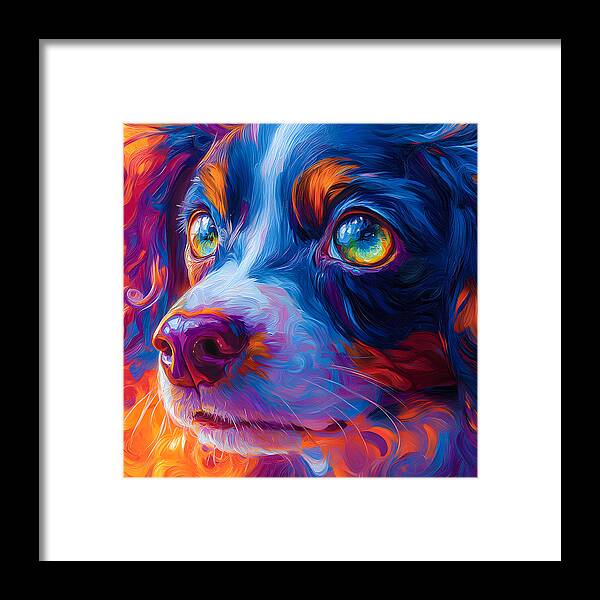 Prismatic Pup - Framed Print