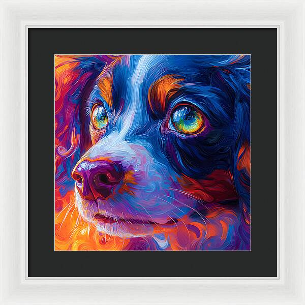 Prismatic Pup - Framed Print