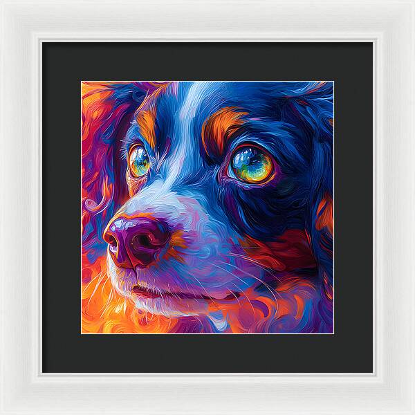 Prismatic Pup - Framed Print