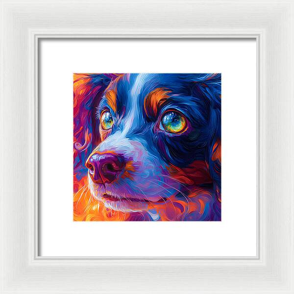 Prismatic Pup - Framed Print