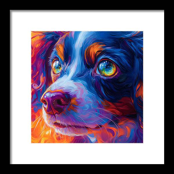 Prismatic Pup - Framed Print
