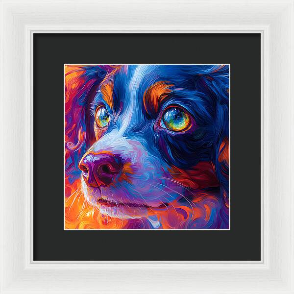 Prismatic Pup - Framed Print
