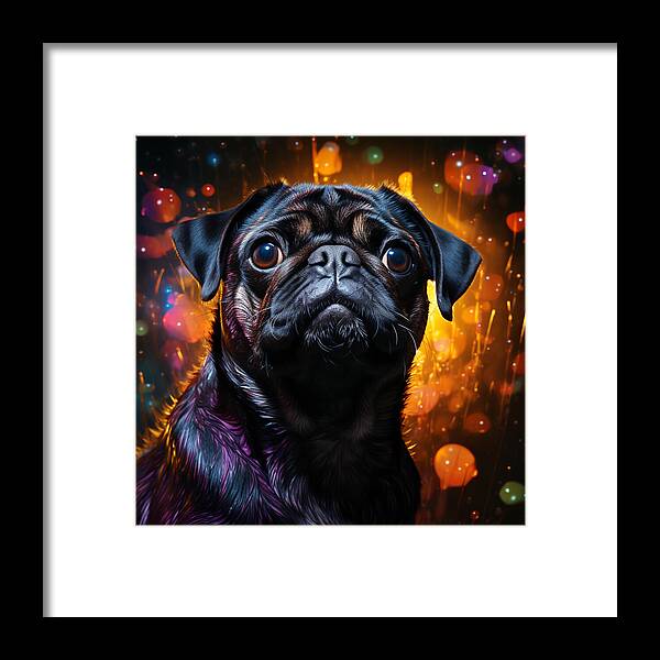 Pug Passion - Framed Print