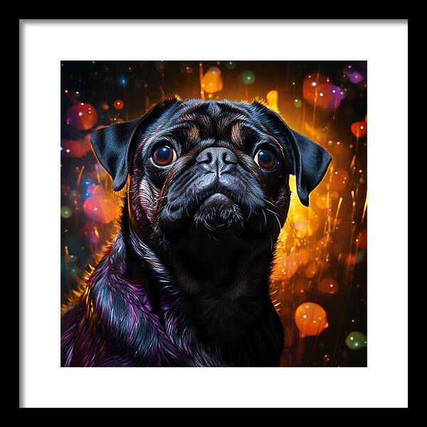 Pug Passion - Framed Print
