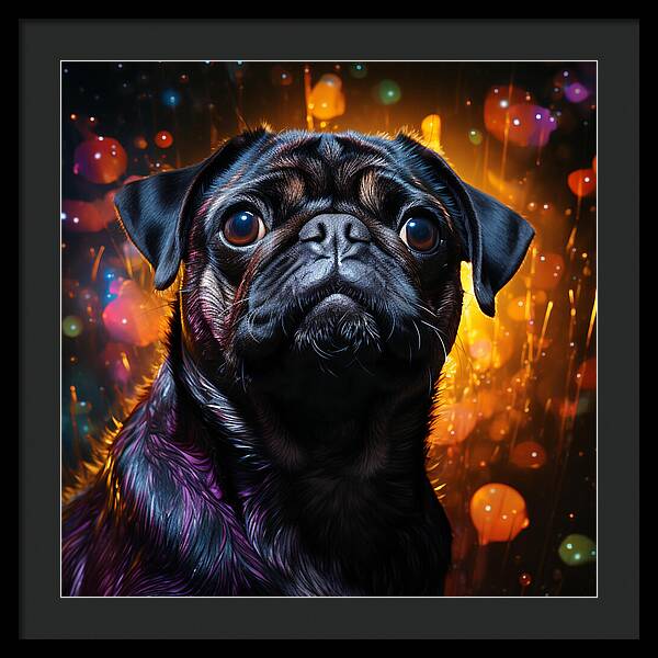 Pug Passion - Framed Print