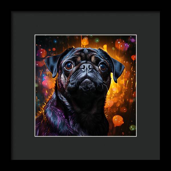 Pug Passion - Framed Print