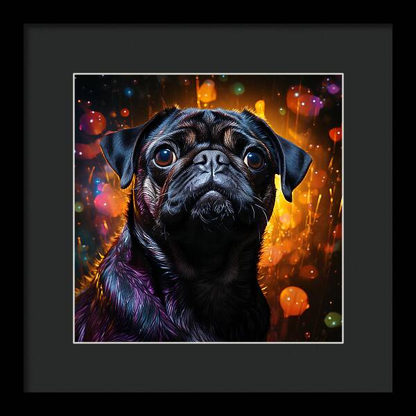 Pug Passion - Framed Print