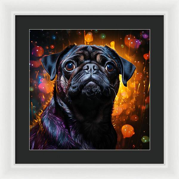 Pug Passion - Framed Print