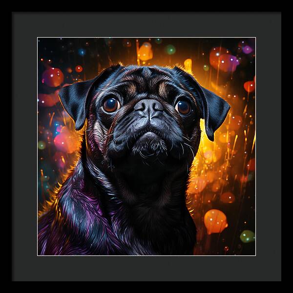 Pug Passion - Framed Print