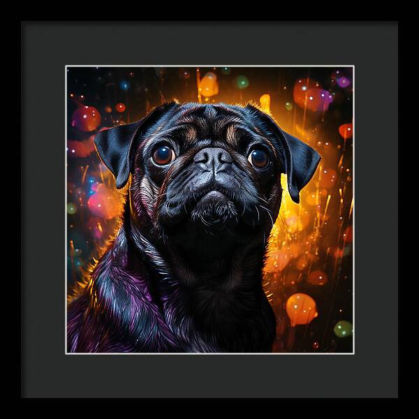 Pug Passion - Framed Print