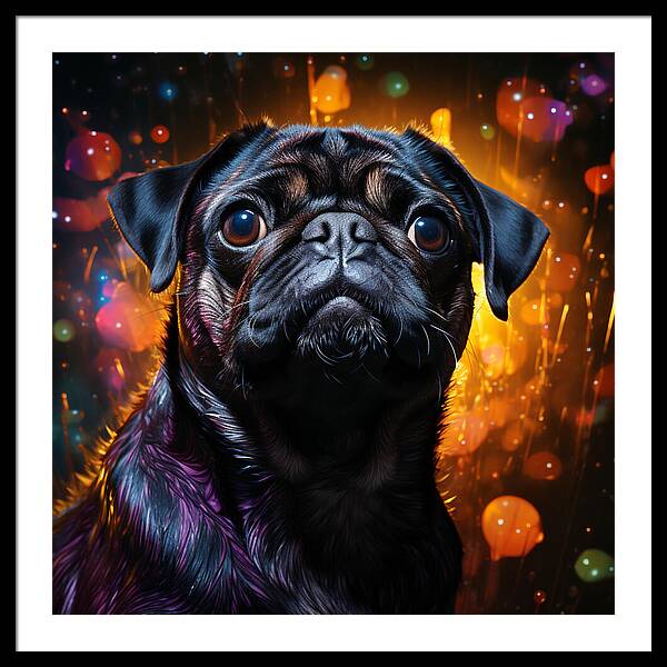 Pug Passion - Framed Print