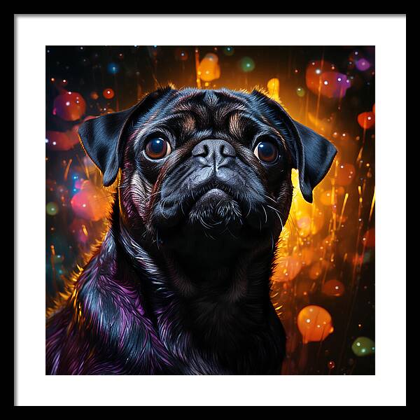 Pug Passion - Framed Print