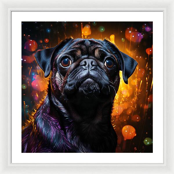 Pug Passion - Framed Print