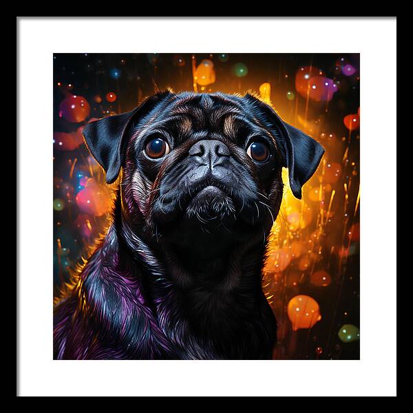 Pug Passion - Framed Print