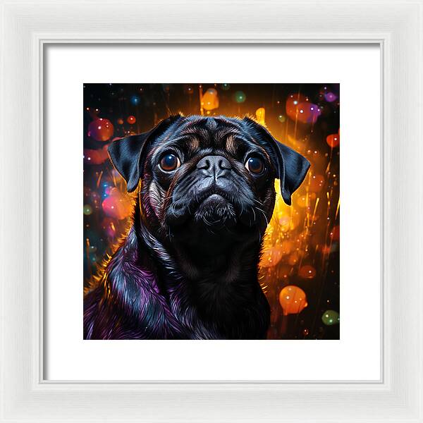 Pug Passion - Framed Print