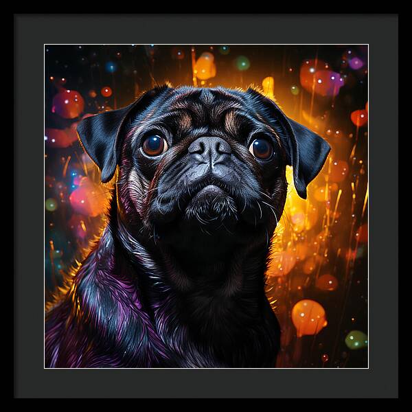 Pug Passion - Framed Print