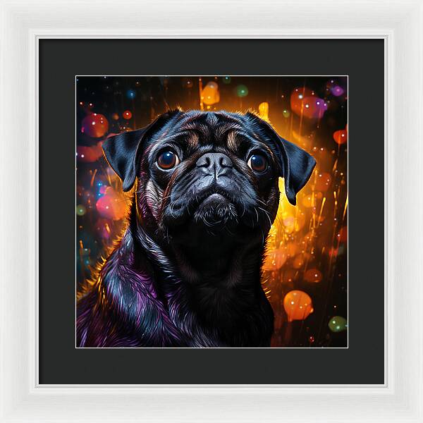 Pug Passion - Framed Print