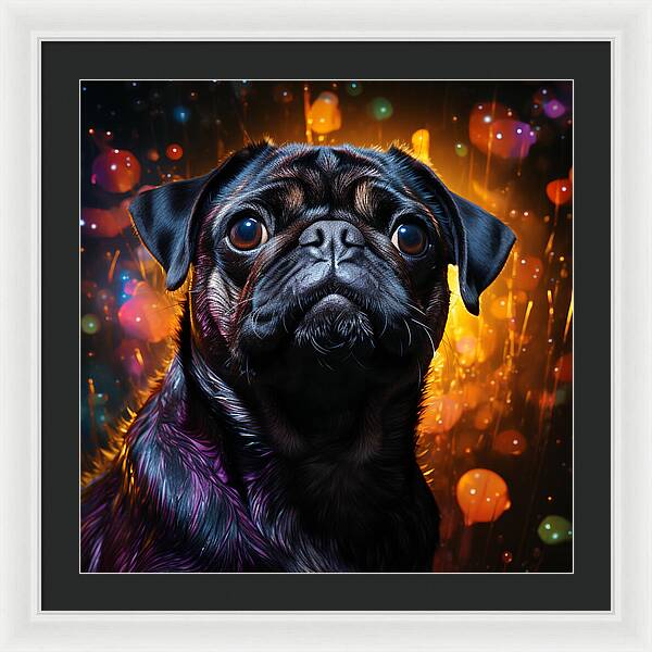 Pug Passion - Framed Print