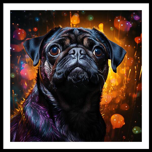 Pug Passion - Framed Print