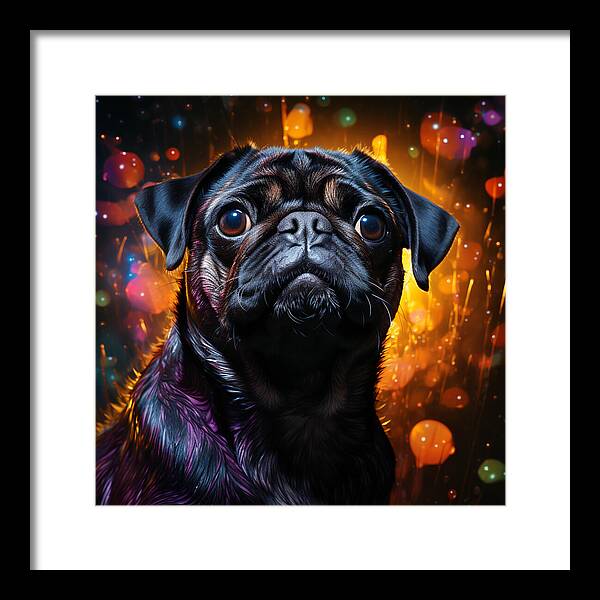 Pug Passion - Framed Print