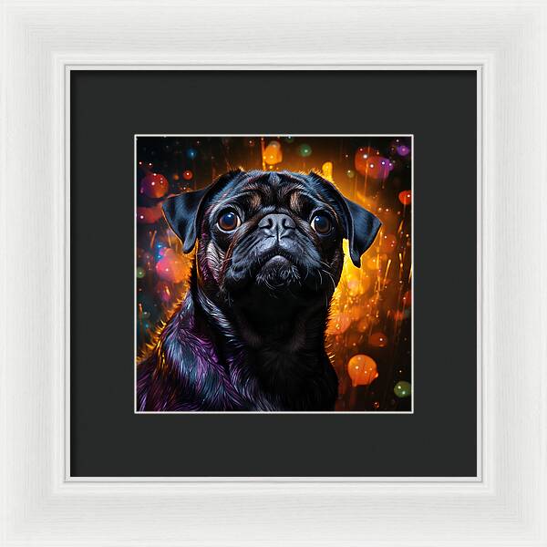 Pug Passion - Framed Print