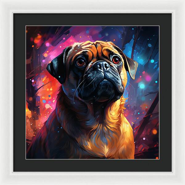 Pugs Prism - Framed Print