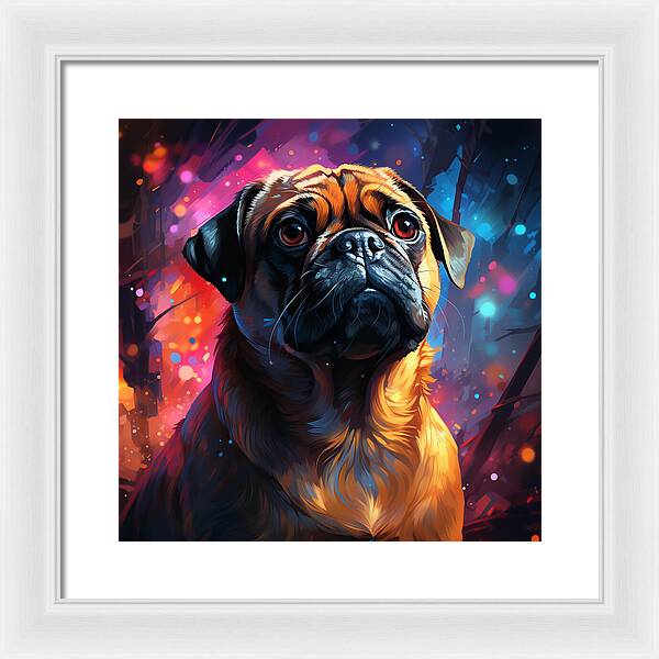 Pugs Prism - Framed Print