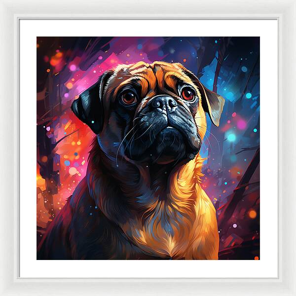Pugs Prism - Framed Print