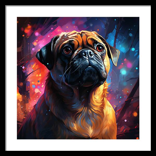 Pugs Prism - Framed Print