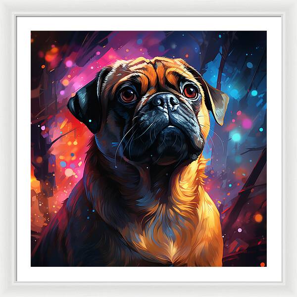 Pugs Prism - Framed Print
