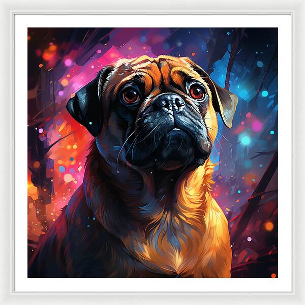 Pugs Prism - Framed Print