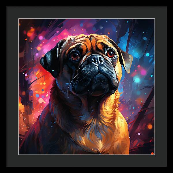 Pugs Prism - Framed Print