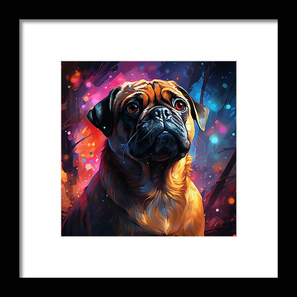 Pugs Prism - Framed Print