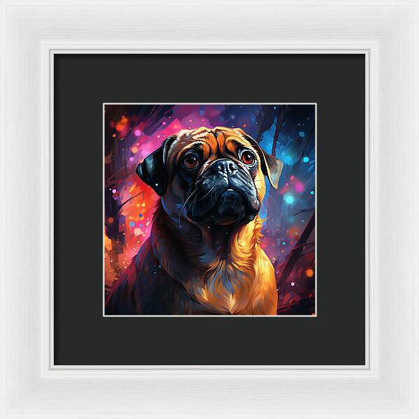 Pugs Prism - Framed Print