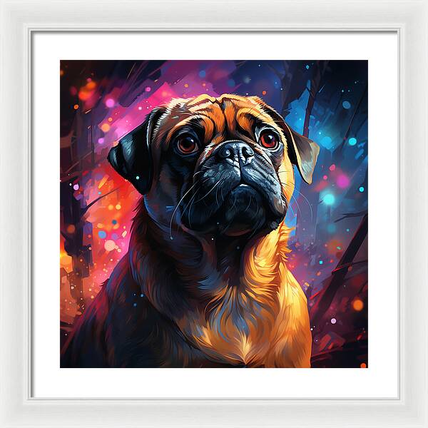 Pugs Prism - Framed Print