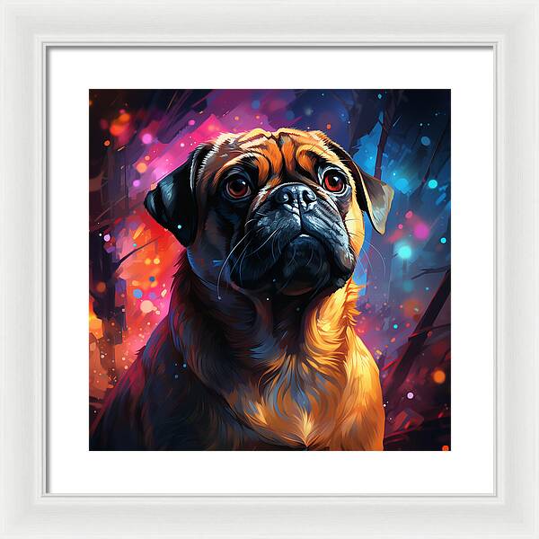 Pugs Prism - Framed Print