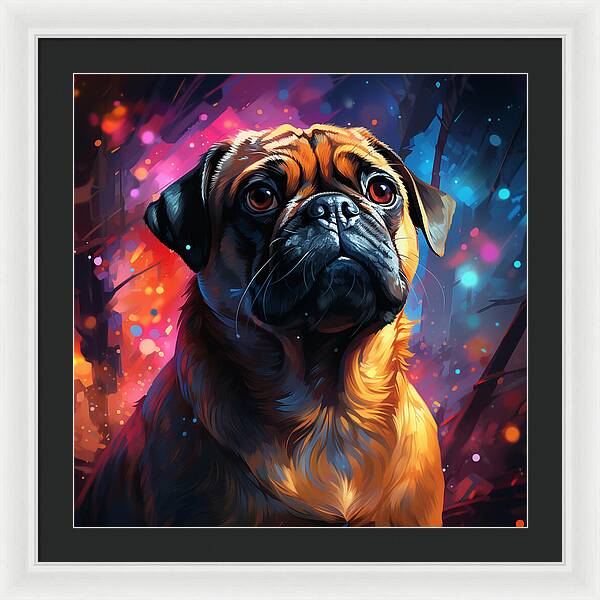 Pugs Prism - Framed Print