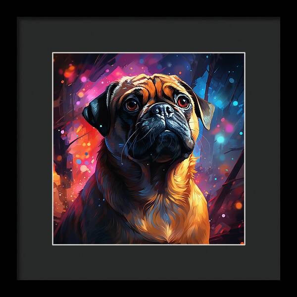 Pugs Prism - Framed Print